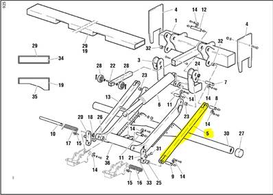 Stabilisateur fixe droit ANTEO