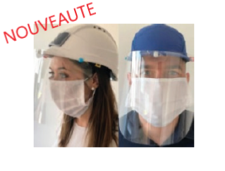 Visière de protection clipsable pour casque ou casquette