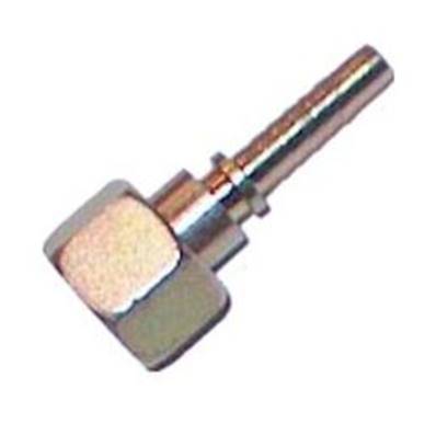 Raccord droit F BSP manchon 1/4'' écrou 3/8''