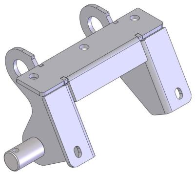 Talon du plateau gauche LE 10.01 115cc