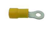 Cosse pr-isole  oeil Jaune cble 6mm vis M4