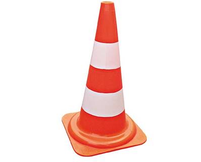 Cone de signalisation 50 cm